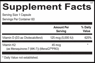 Ossara Vitamin D3 with K2