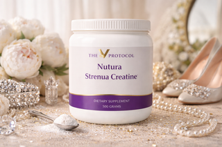 Strenua Creatine supplement bottle – pharmaceutical grade creatine monohydrate

